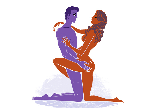 Ilustração de posição sexual