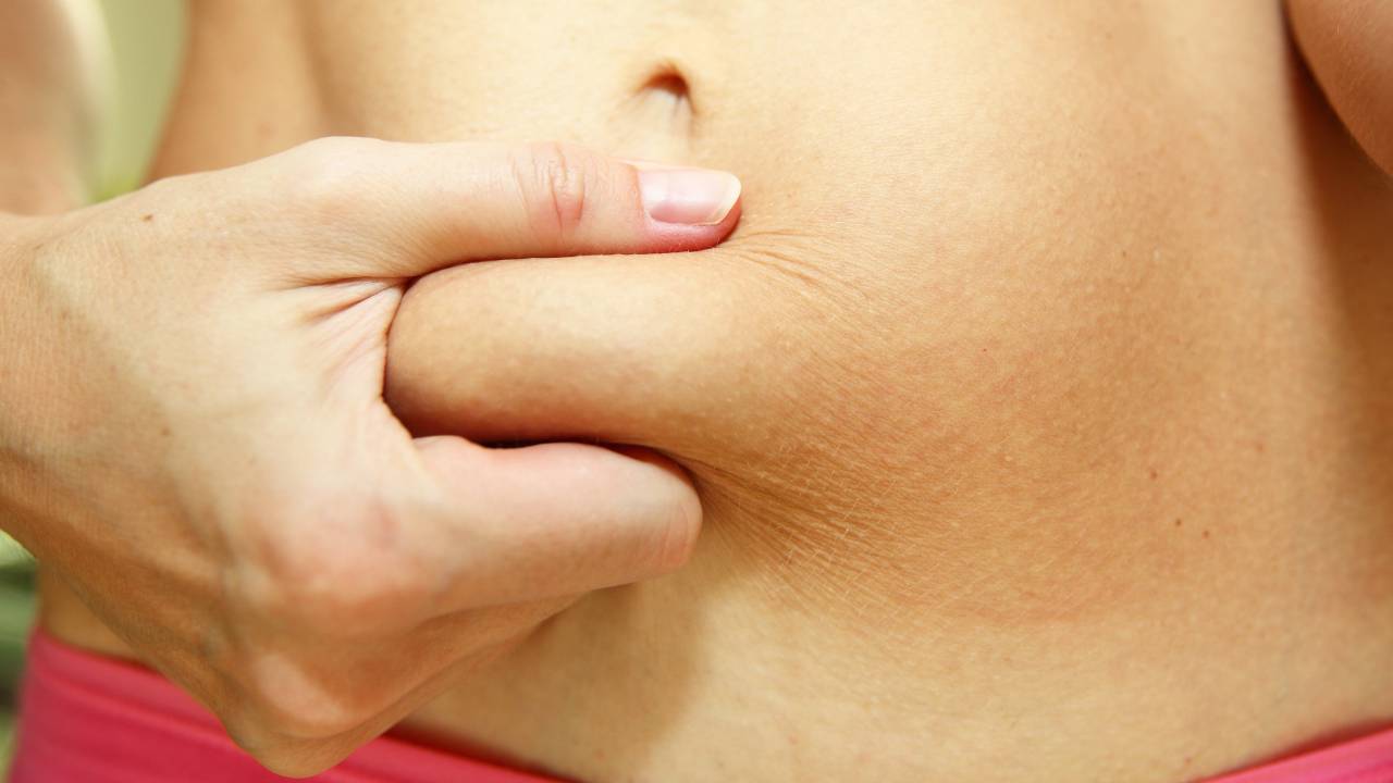 barriga pós parto