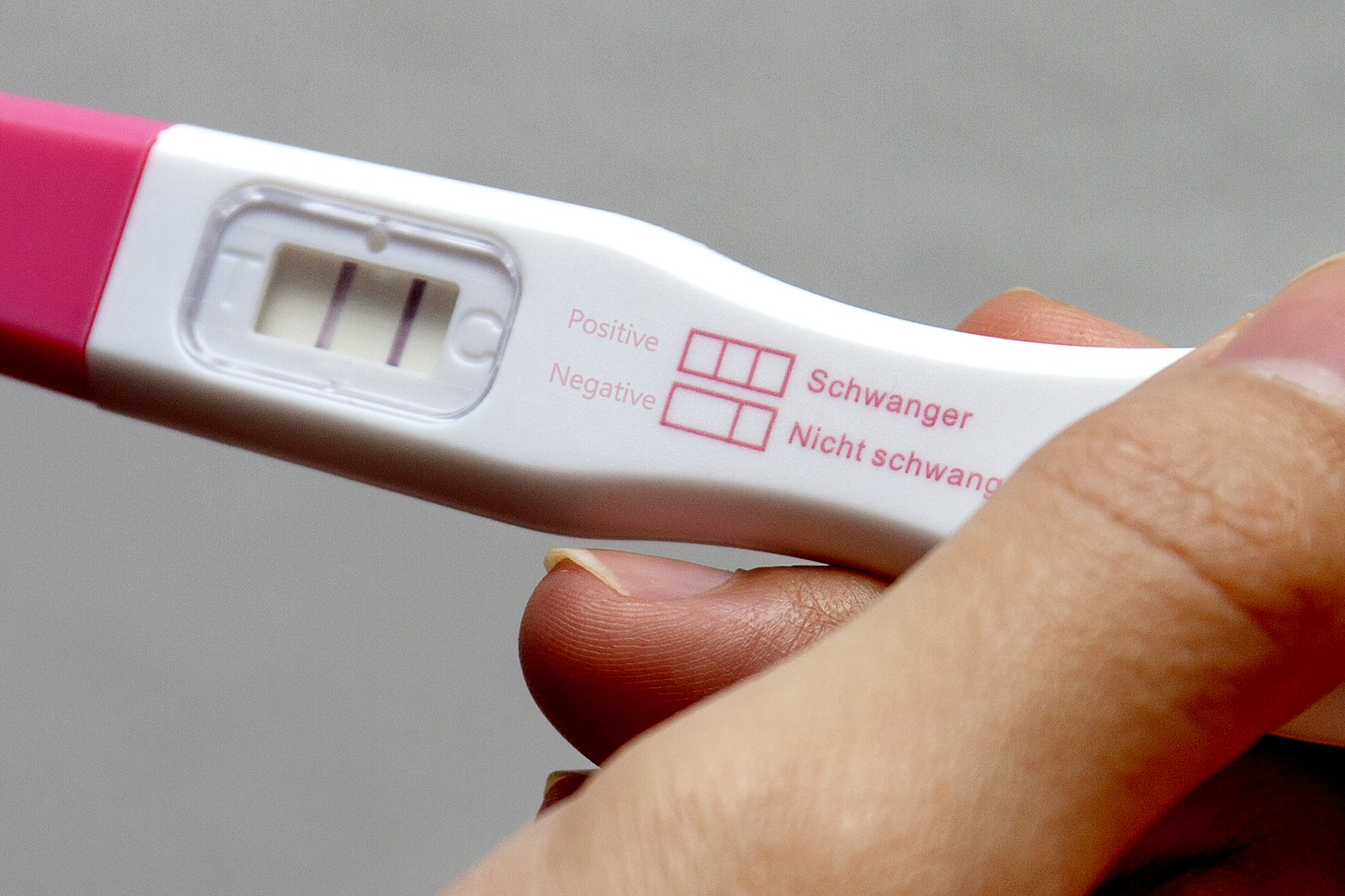 Sintomas de gravidez: teste de farmácia positivo
