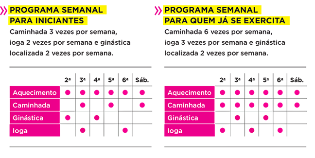 Cronograma de exercícios para gravidez