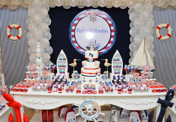 Festa infantil de marinheiro