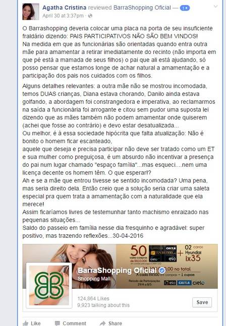 Reprodução Facebook Reprodução Facebook