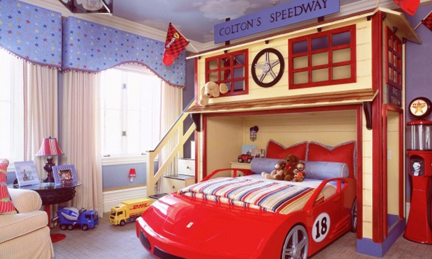 Playground no quarto: lugar de dormir e brincar