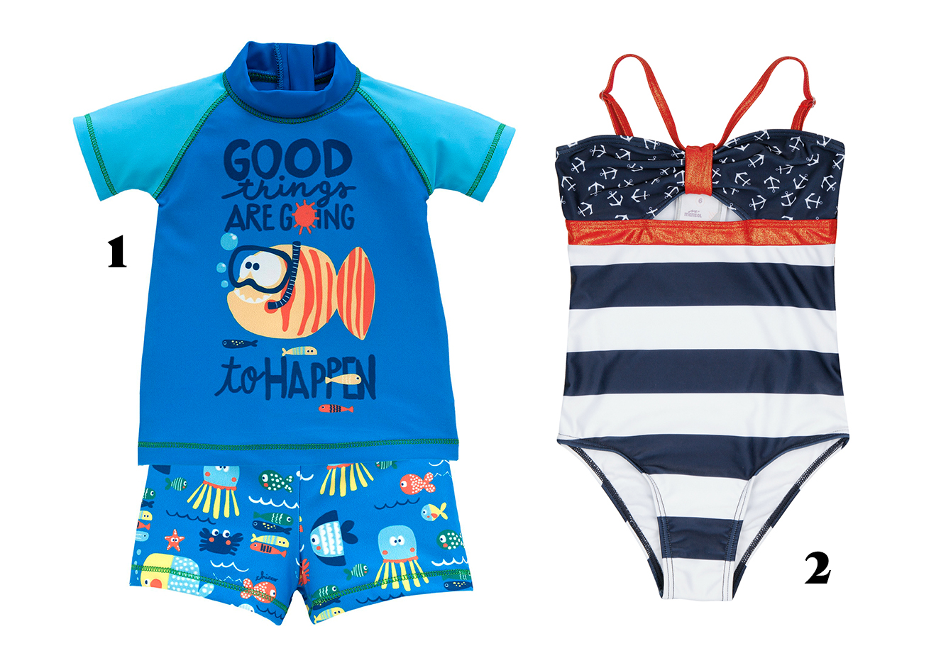 Moda praia infantil: roupas de banho e acess\u00f3rios para as crian\u00e7as ...