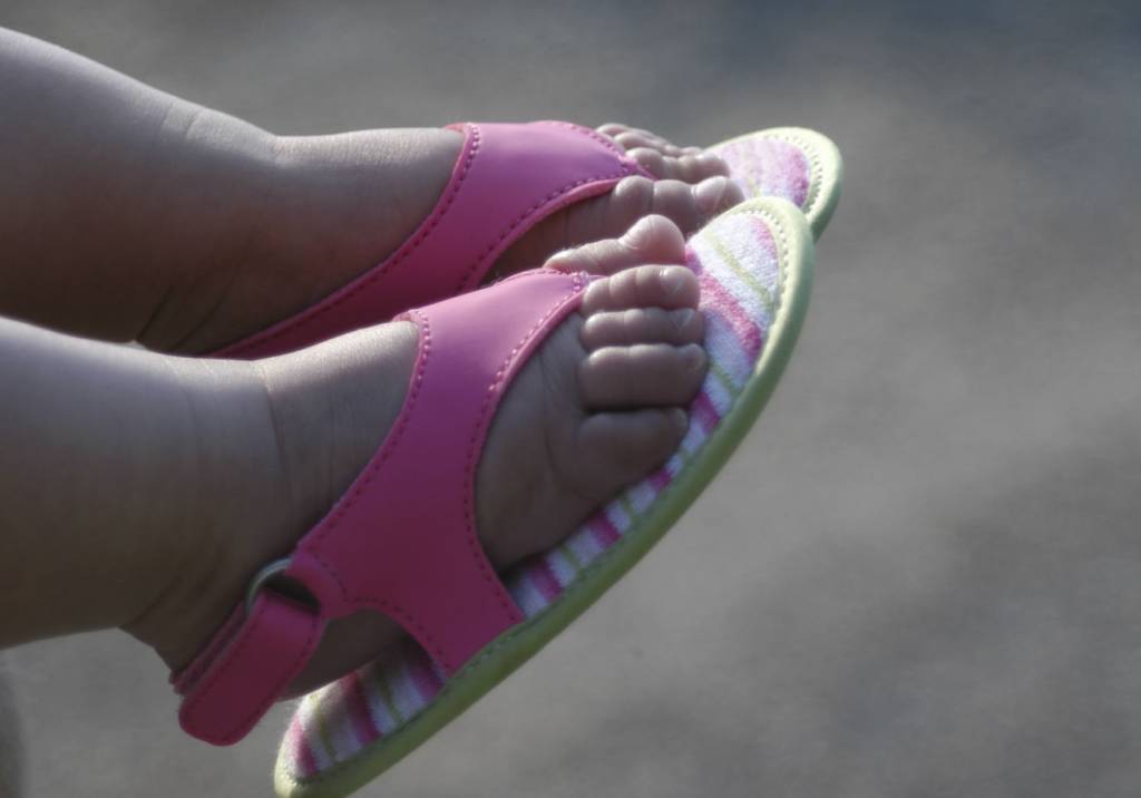 Sapatinhos de verão para crianças