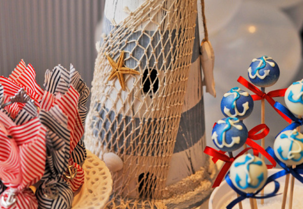 O farol com a rede O farol com a rede