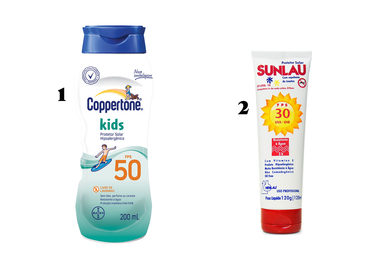 Protetor solar e repelentes