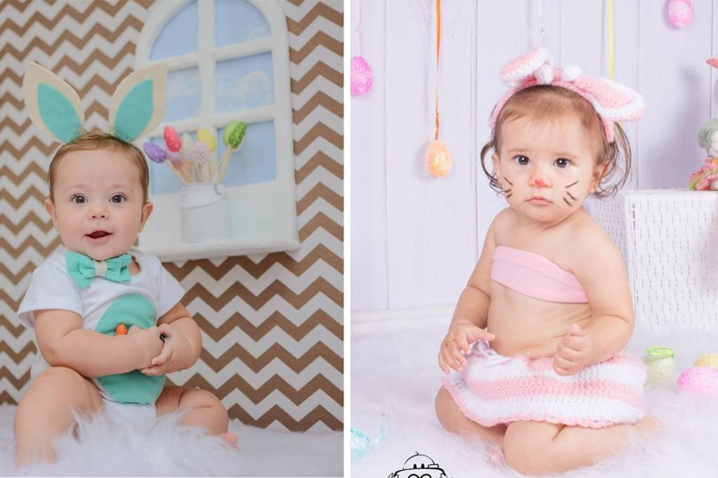 Páscoa: 19 fotos de bebês vestidos de coelhinhos