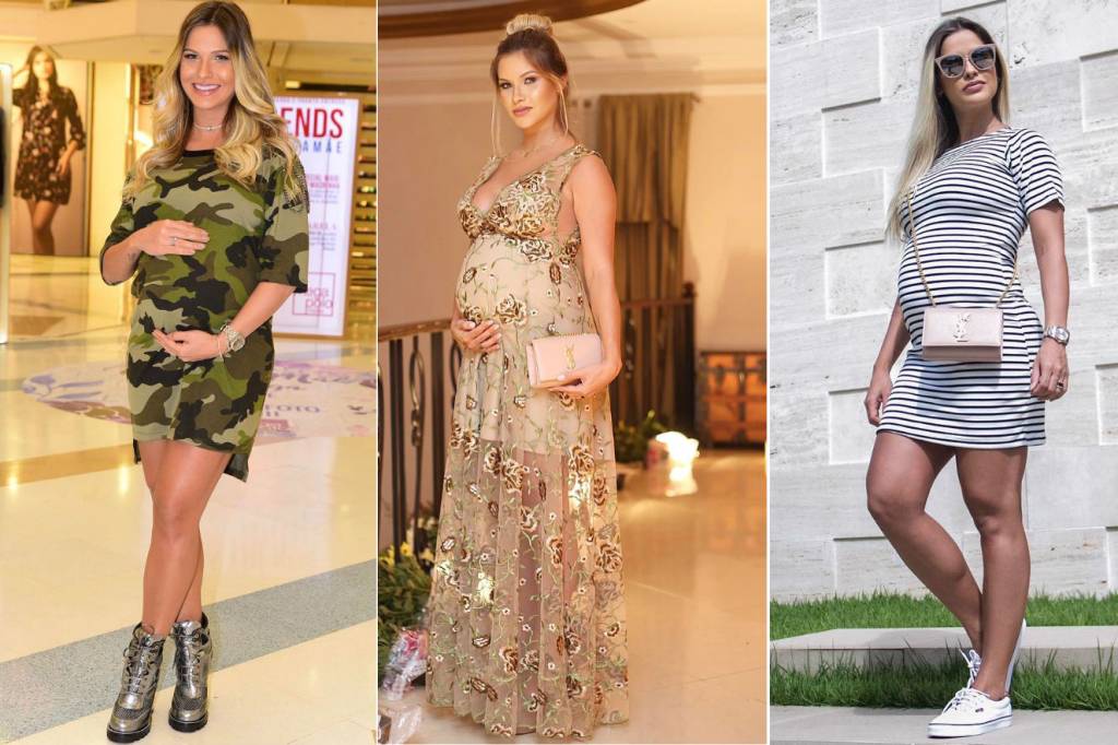 Moda gestante: os looks usados por Andressa Suita na gravidez