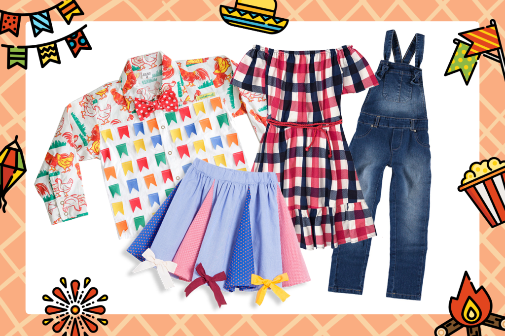 Festa junina: roupinhas para as crianças curtirem um bom arraial