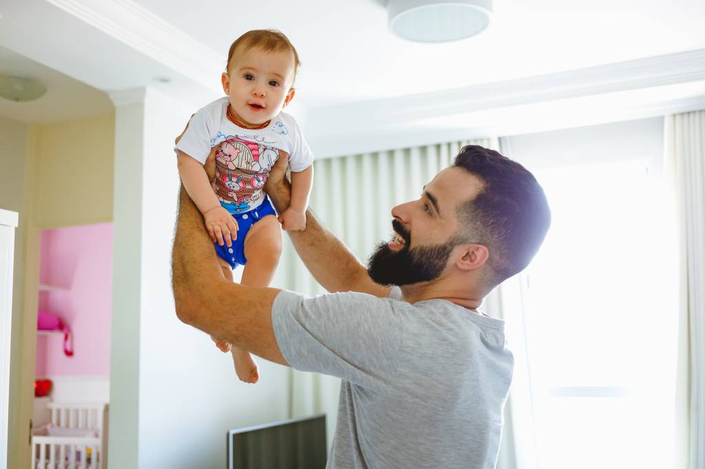 Fernando Strombeck e a filha Luísa