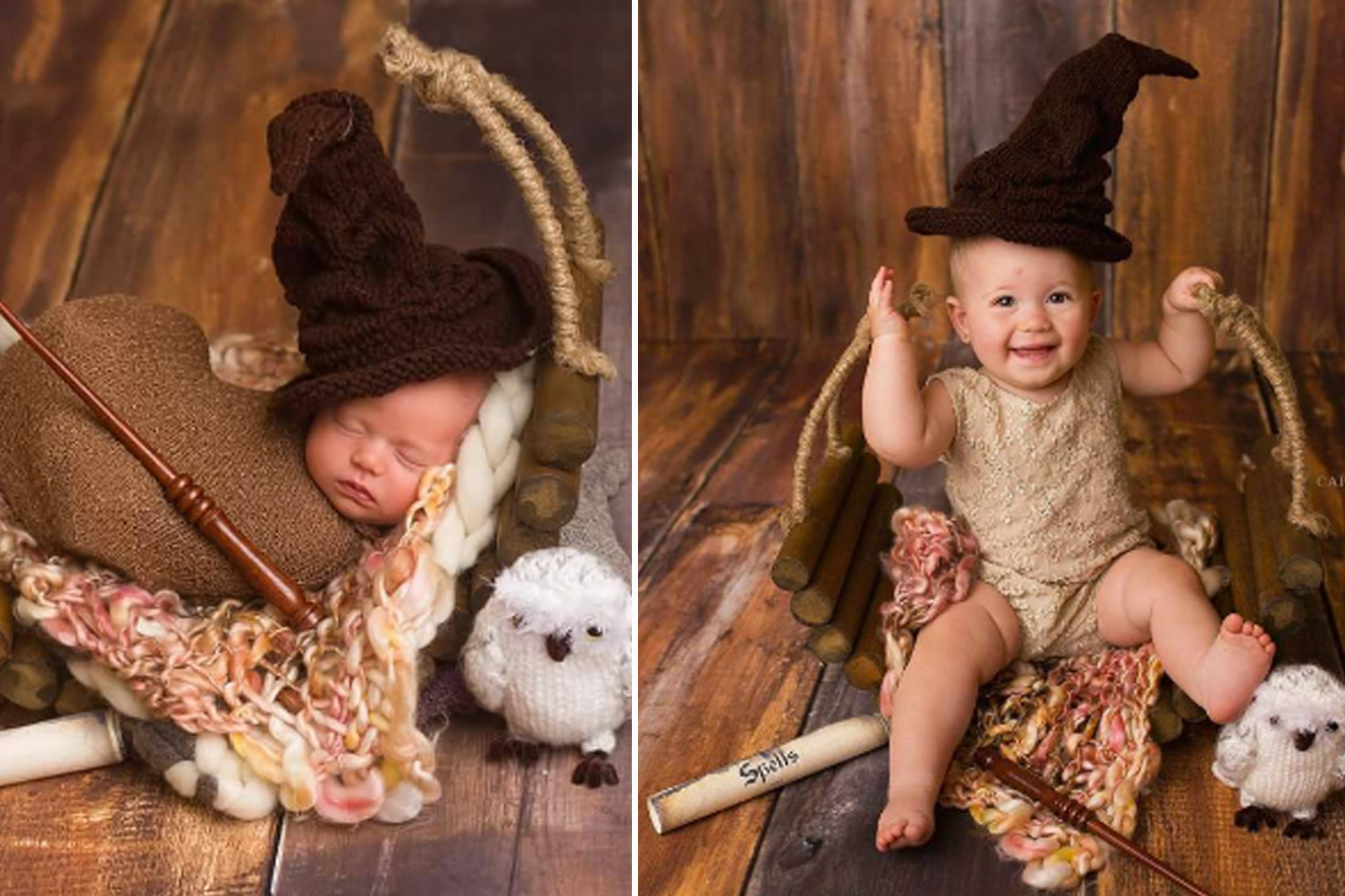 Apos Ensaio Newborn Mae Repete Fotos Inspiradas Em Harry Potter Bebe Com Br