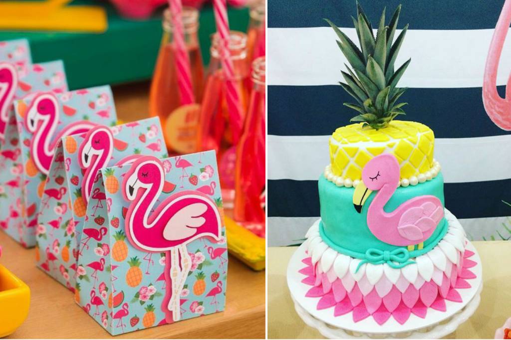 Festa de flamingo: 30 ideias para você se inspirar