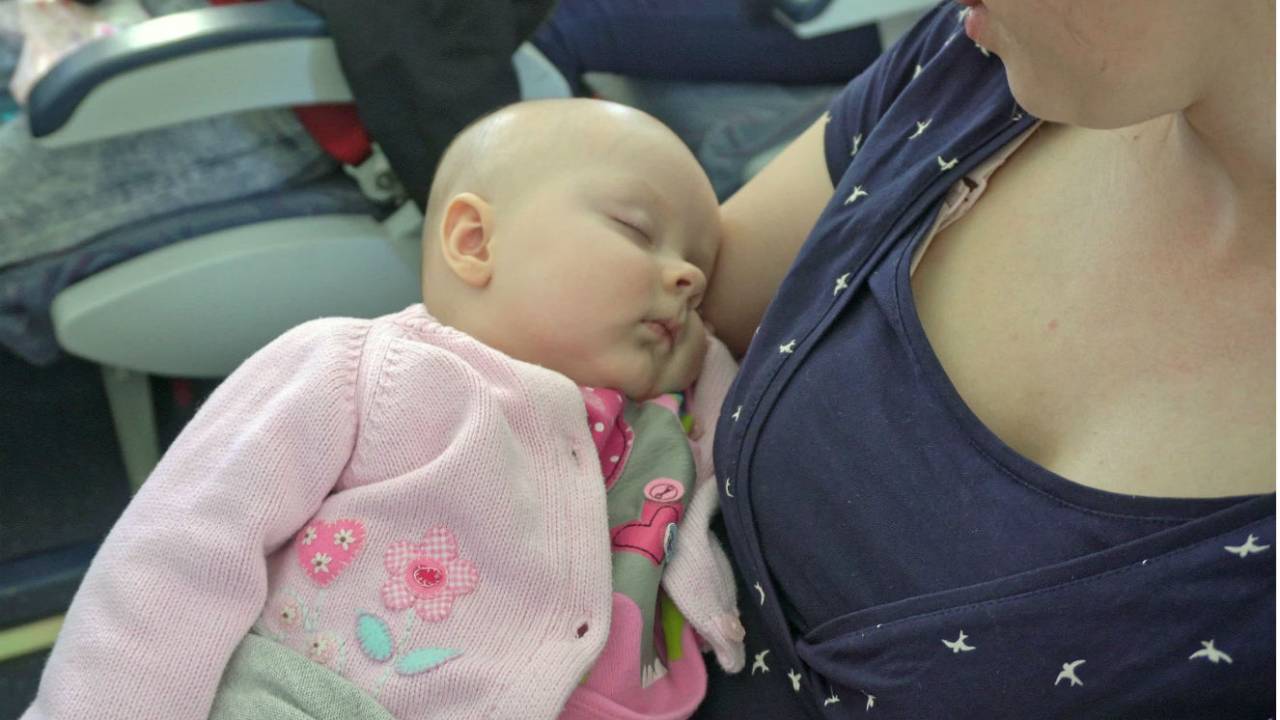 Recém-nascidos podem viajar de avião