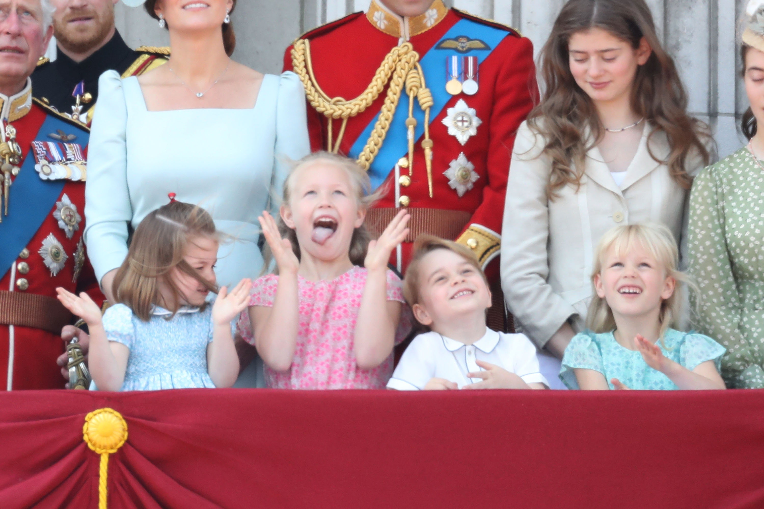 Evento Trooping The Colour/Família Real Britânica