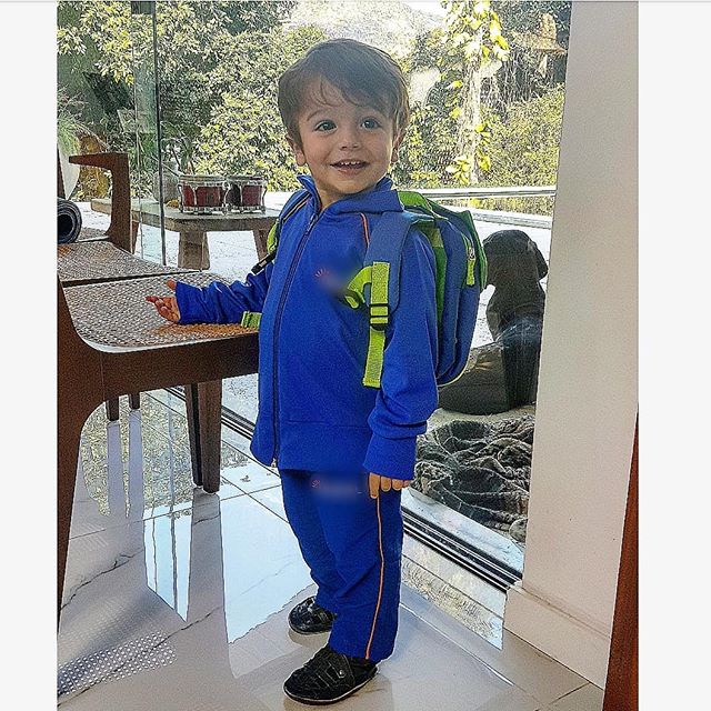 Rafa Brites fala sobre adaptação escolar de Rocco: “Não é fácil”