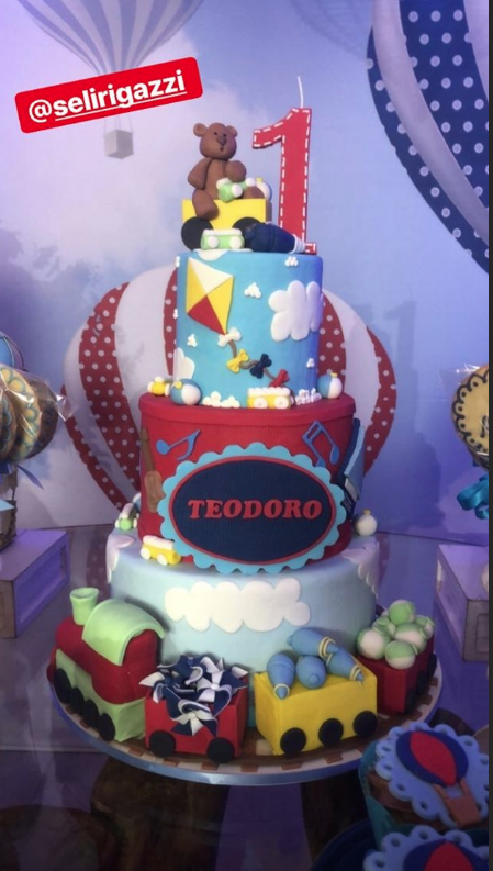 Thais Fersoza mostra decoração da festa de 1 ano de Teodoro