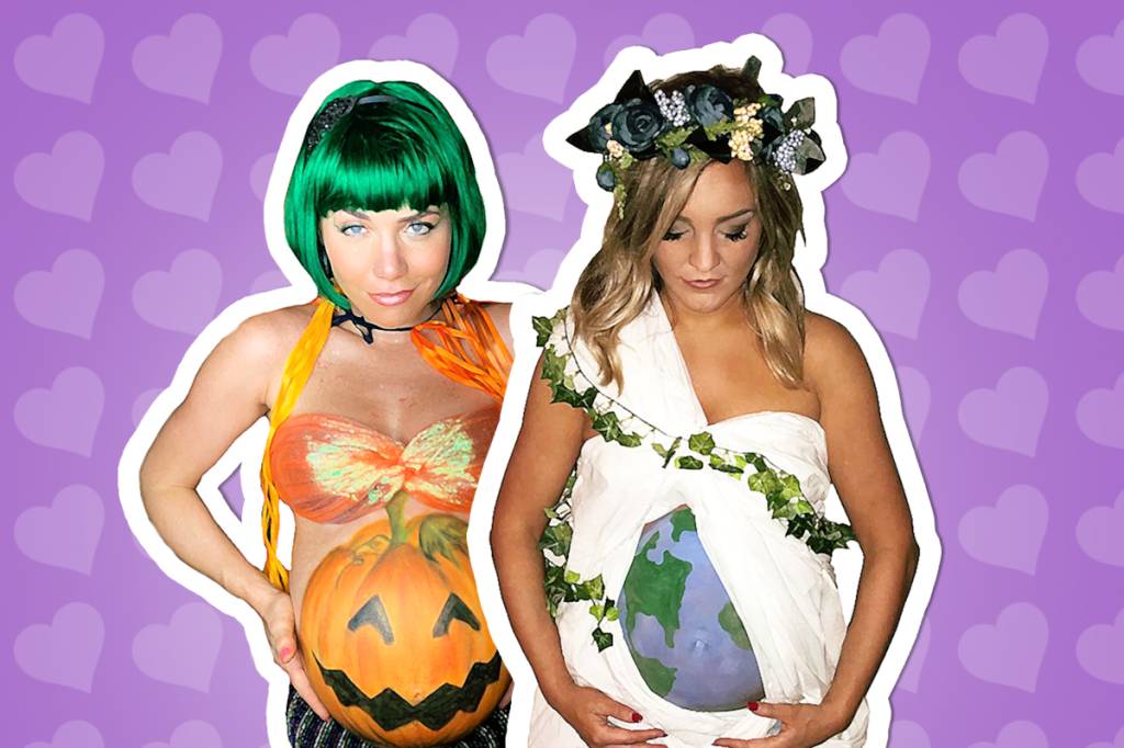 7 grávidas que não pouparam esforços na fantasia de Halloween