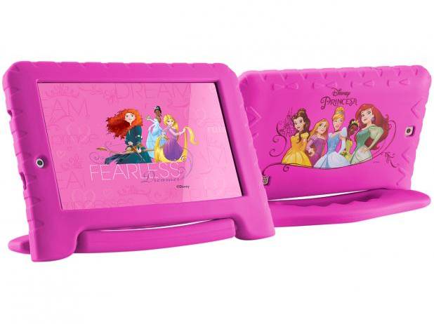 Tablet Multilaser Disney Princesas Plus 8GB Tablet Multilaser Disney Princesas Plus 8GB