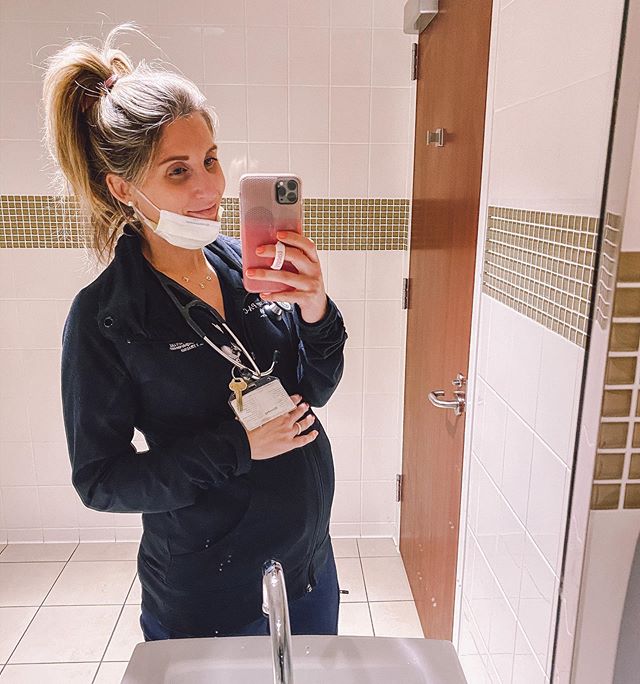 Grávida desabafa sobre realidade dos profissionais da saúde no Coronavírus