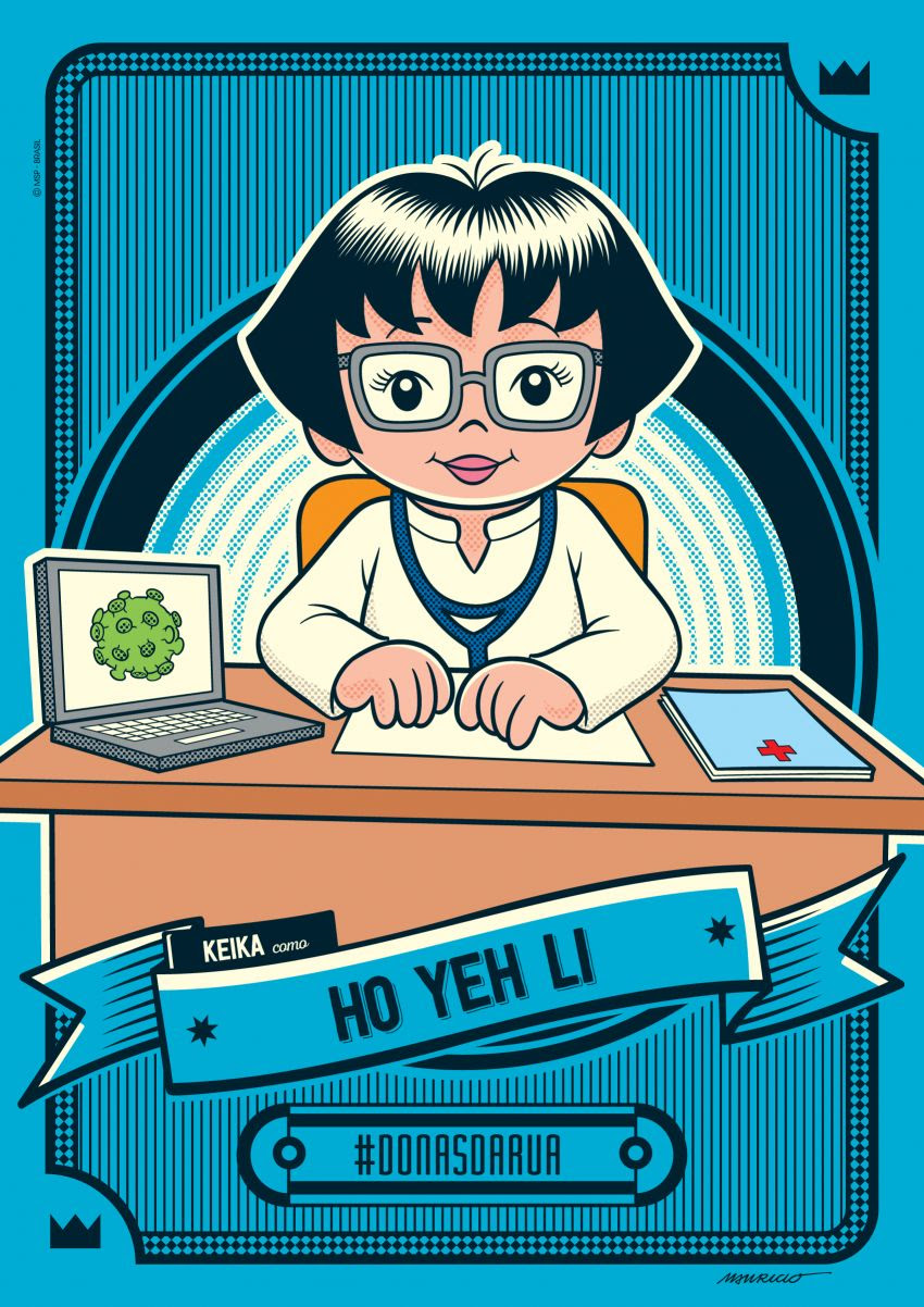 Turma da Mônica homenageia médica brasileira fundamental contra o Covid-19