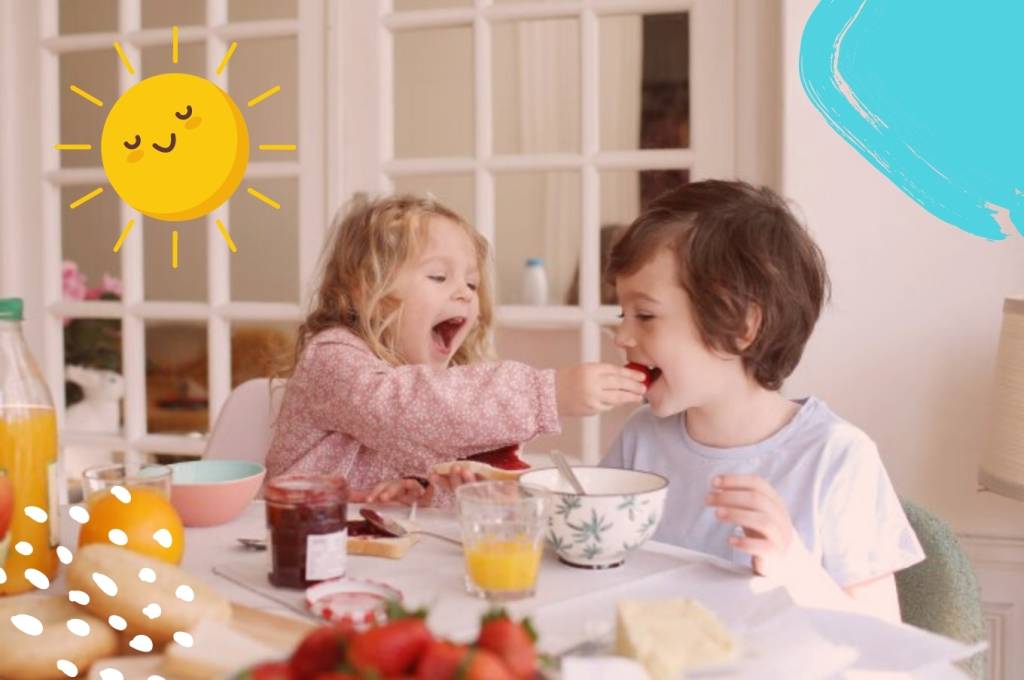 Quais alimentos não podem faltar no café da manhã das crianças?