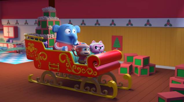 <h3><b>Chico Bon Bon and the Very Berry Holiday </b></h3>| Data de estreia: 03/12 | Quando o ursinho Berry não aparece para entregar o tradicional bolo Blunderry no Dia de Blunderberry, o macaco Chico e seus companheiros da Liga Faz-Tudo terão que fazer um esforço para salvar a cidade da data mais mágica do ano. Baseado em uma série de livros infantis da norte-americana Chris Monroe, o desenho original Netflix já é queridinho entre as crianças menores! <h3><b>Chico Bon Bon and the Very Berry Holiday </b></h3>| Data de estreia: 03/12 | Quando o ursinho Berry não aparece para entregar o tradicional bolo Blunderry no Dia de Blunderberry, o macaco Chico e seus companheiros da Liga Faz-Tudo terão que fazer um esforço para salvar a cidade da data mais mágica do ano. Baseado em uma série de livros infantis da norte-americana Chris Monroe, o desenho original Netflix já é queridinho entre as crianças menores!