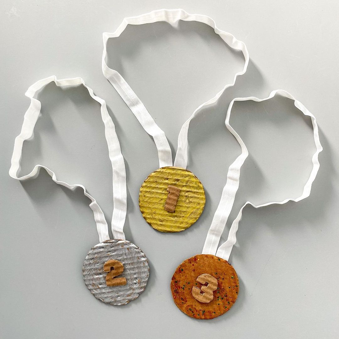 Medalhas feitas à mão
