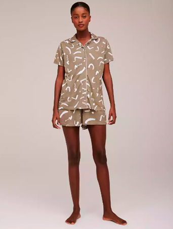 Pajamas-Women-Short-Printed Pajamas-Women-Short-Printed