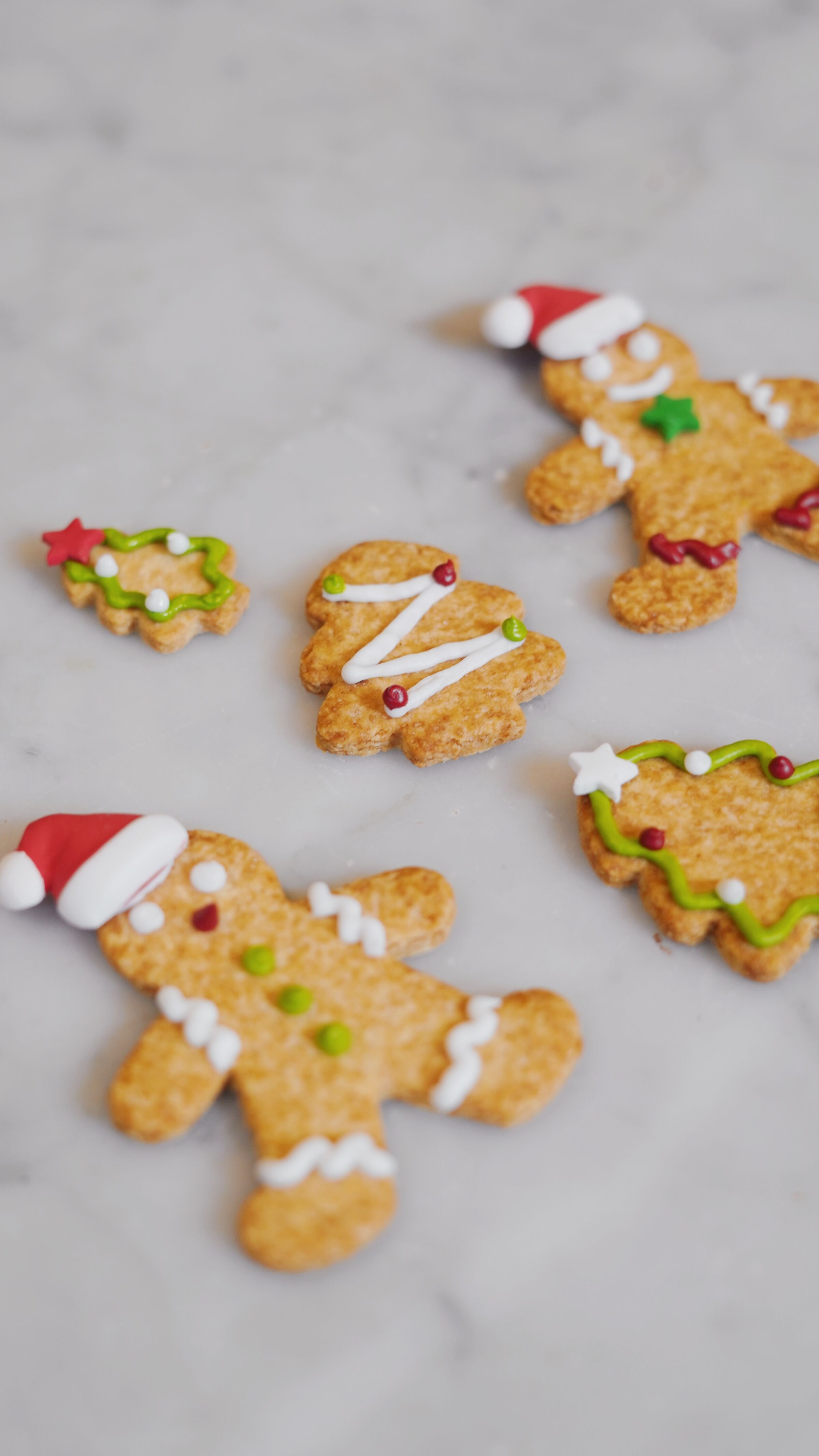 Sobremesas de Natal - gingerbread cookies