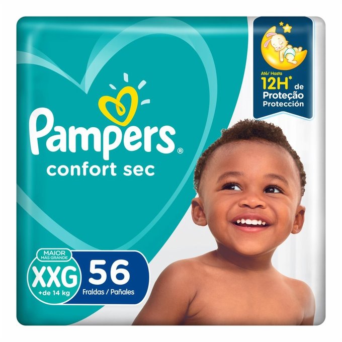 Fralda-Pampers-Confort-Sec-XXG Fralda-Pampers-Confort-Sec-XXG