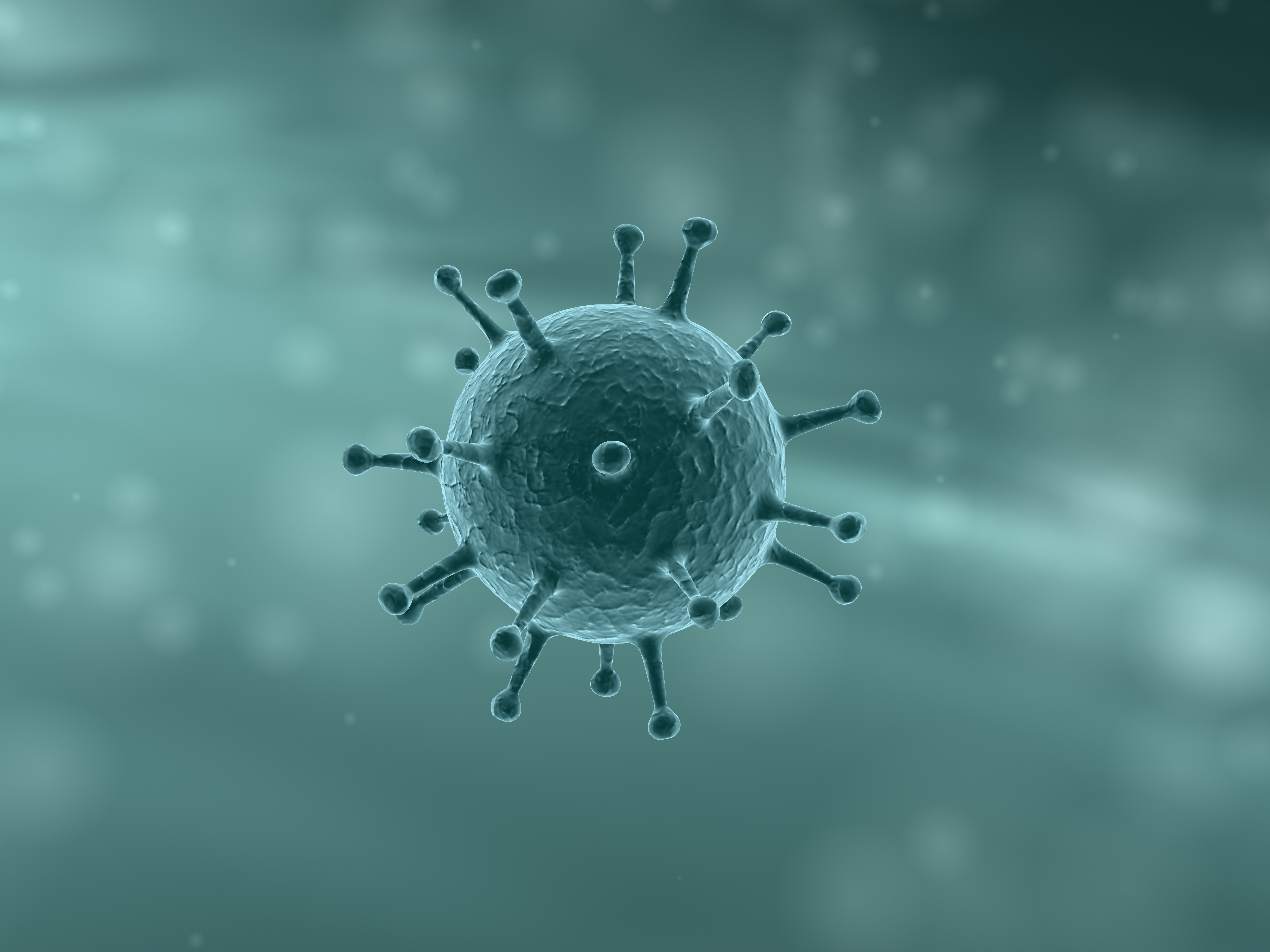 Ilustração de um adenovírus