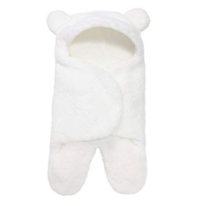 saco-de-dormir-pelucia-RHG saco de dormir branco, de pelúcia com orelhinhas