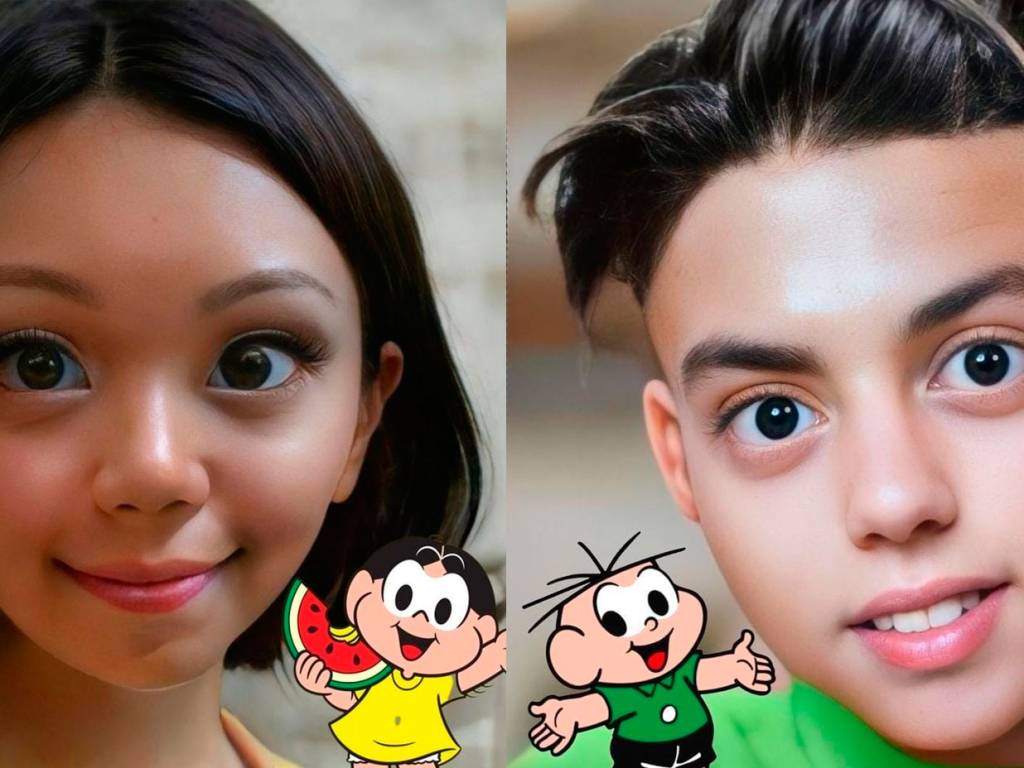 Artista recria personagens da Turma da Mônica em versões realistas