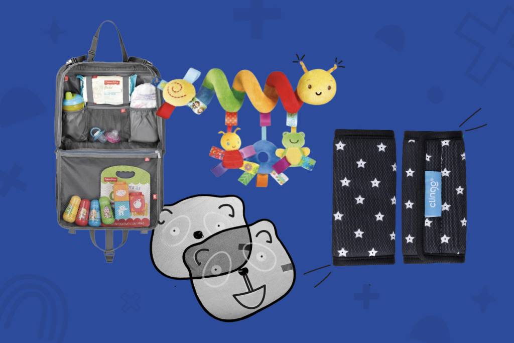 10 produtos muito úteis para quem anda com crianças e bebês no carro