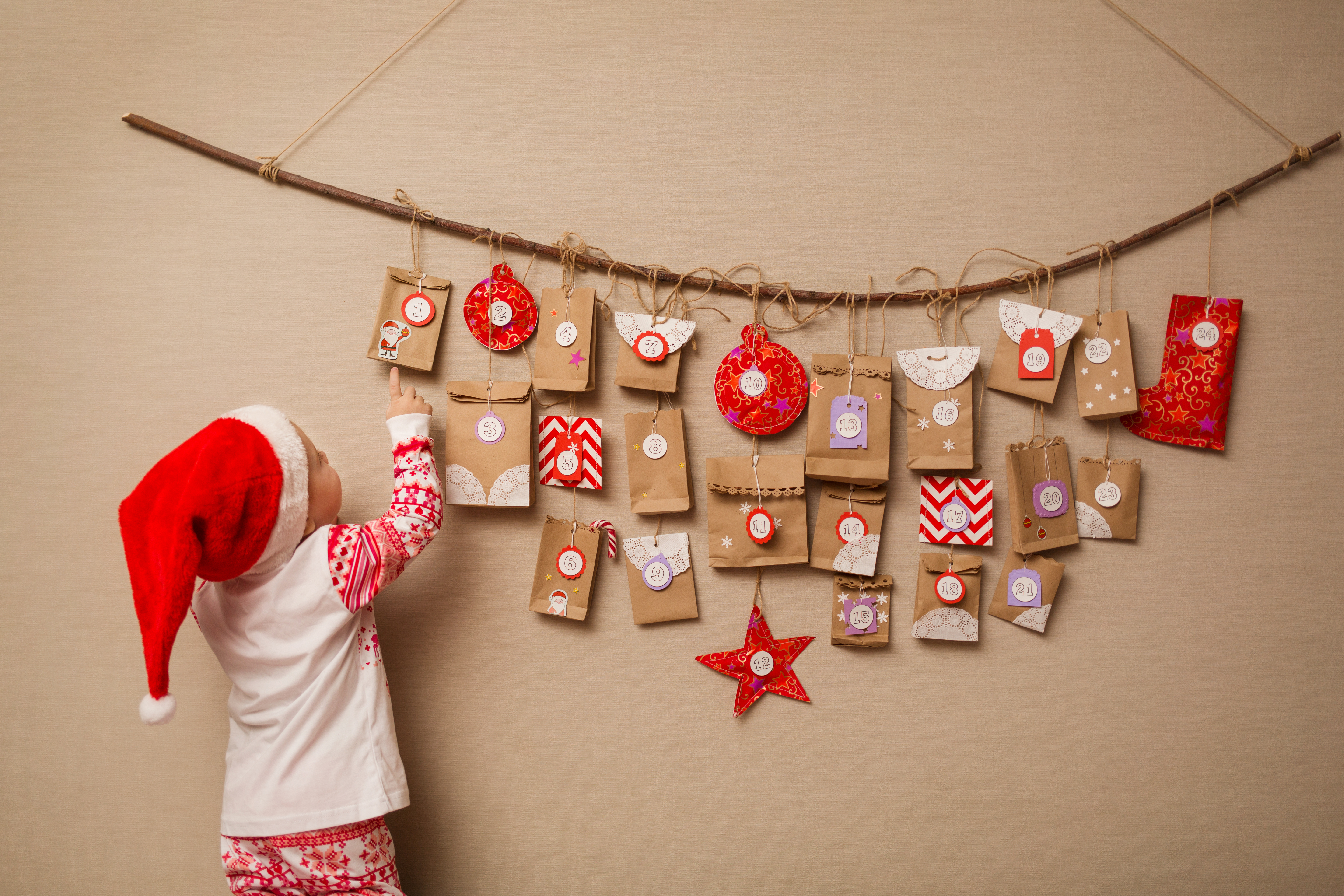 10 inspirações para montar um Calendário do Advento com as crianças |  
