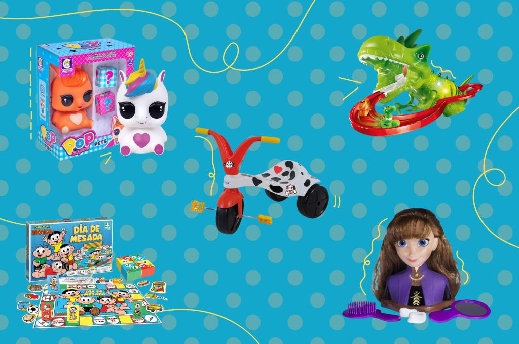 Presente de Natal: 30 brinquedos por até R$ 99,99