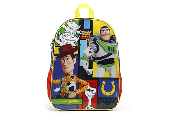 mochila infantil com estampa dos personagens do filme Toy Story