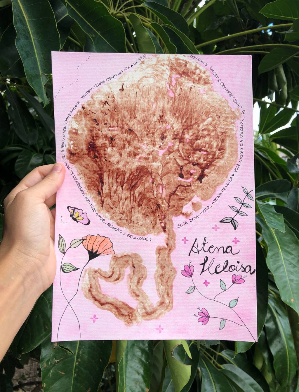 carimbo de placenta com sangue carimbo de placenta com sangue