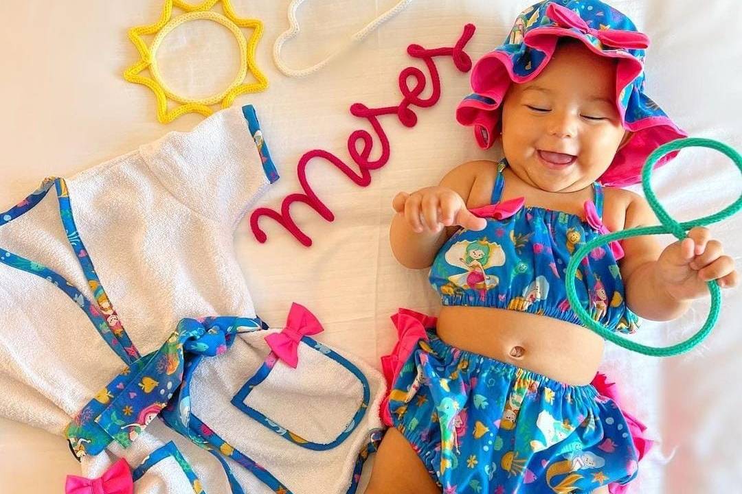 Mesversário filha Lore Improta e Leo Santana