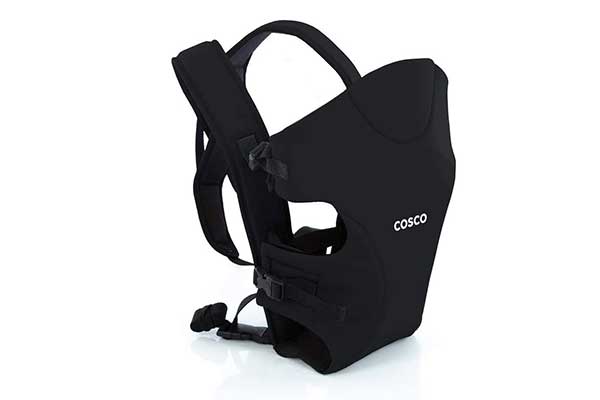Canguru-Loop-Preto-Cosco suporte estilo canguru para carregar bebê. Com espaço para pernas e braços da criança