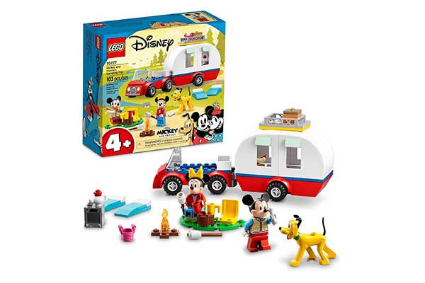 brinquedos de montar LEGO com tema do Mickey e da Minnie