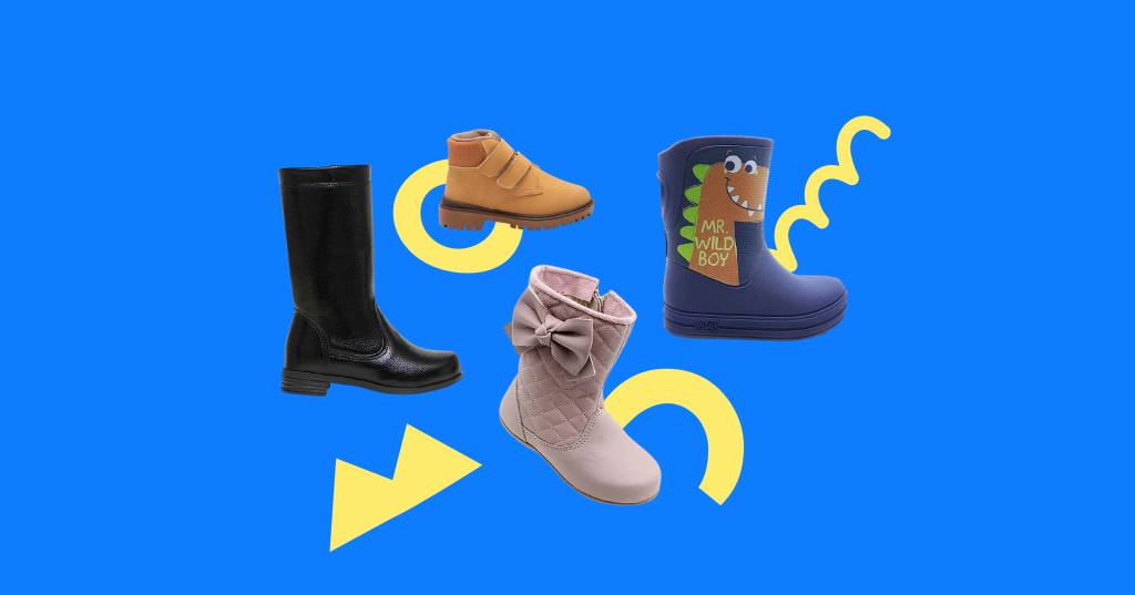 14 sugestões de bota infantil para aquecer os pés das crianças no inverno