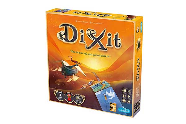 caixa de papelão do jogo Dixit