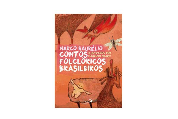 capa do livro Contos Folclóricos Brasileiros, com ilustrações de animais