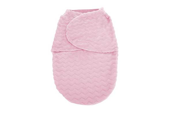 saco de dormir infantil rosa