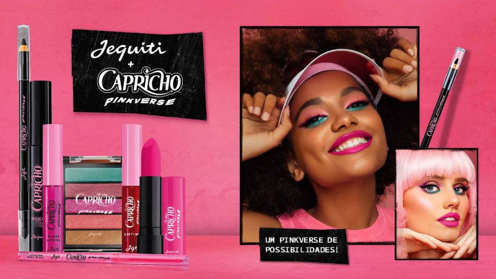 CAPRICHO e Jequiti lançam a linha de maquiagem PinkVerse. Vem ver!