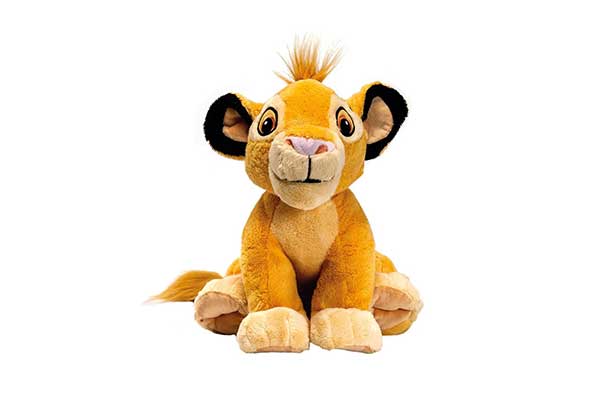 bichinho de pelúcia do personagem Simba, o filhote protagonista de O Rei Leão, da Disney