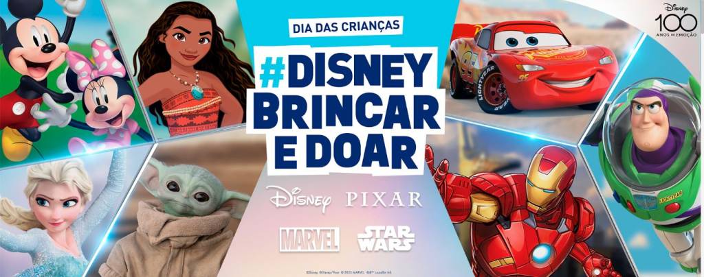 Campanha da Disney transforma horas de brincadeira em família em doações!